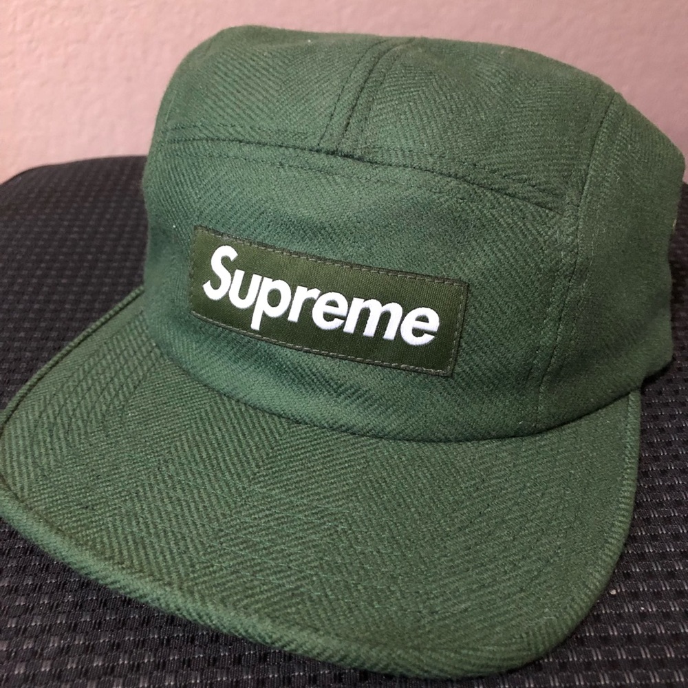 Authentic rare supreme hat wool